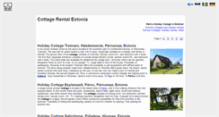 Desktop Screenshot of cottage-estonia.eu
