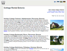 Tablet Screenshot of cottage-estonia.eu